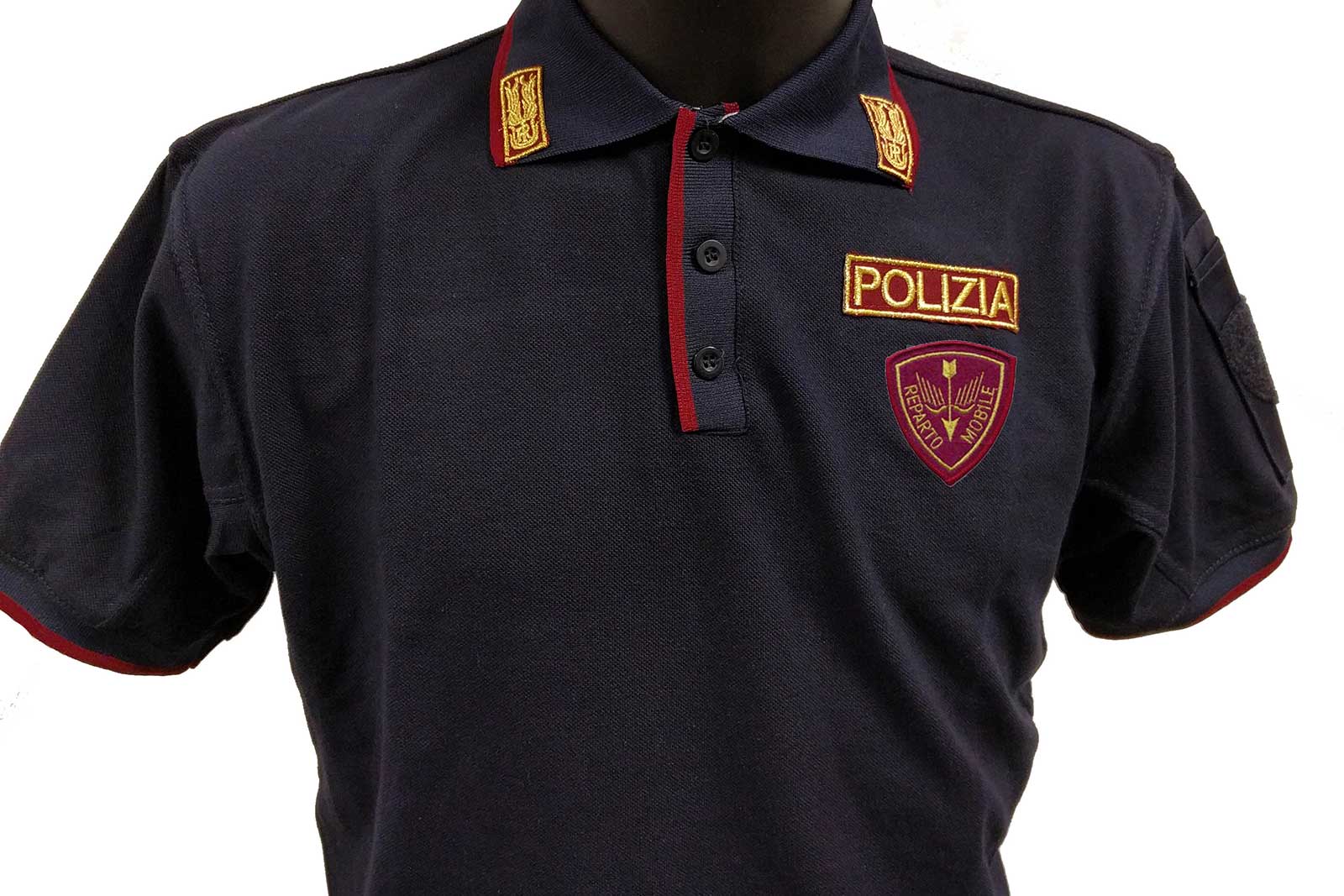 maglia polo reparto mobile polizia di stato