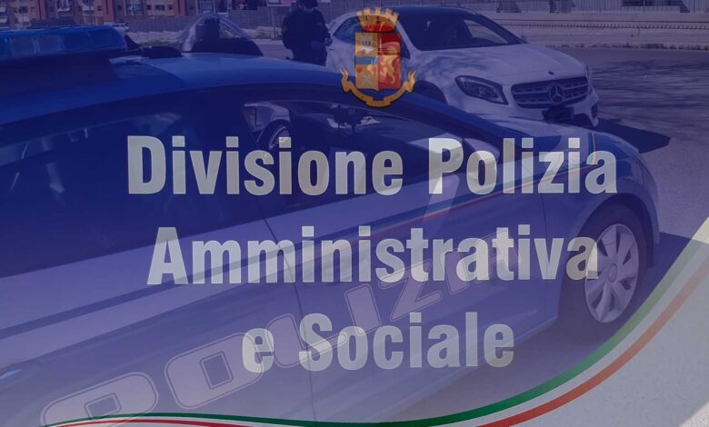 divisione polizia amminitrativa e sociale